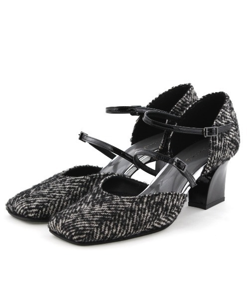 HIMIKO（ヒミコ）の「【Made in Japan】ダブルベルトセパレートパンプス/641325（パンプス・レディース・プラチナム/ブラック系その他/ブラック・22.0cm/23.0cm/24.0cm/22.5cm/23.5cm/24.5cm/25.0cm）」の16枚目の写真