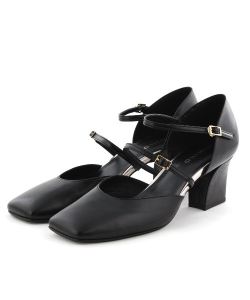 HIMIKO（ヒミコ）の「【Made in Japan】ダブルベルトセパレートパンプス/641325（パンプス・レディース・プラチナム/ブラック系その他/ブラック・22.0cm/23.0cm/24.0cm/22.5cm/23.5cm/24.5cm/25.0cm）」の20枚目の写真