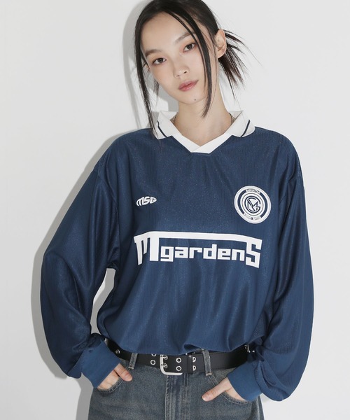 ★未使用級　マックスマーラ　Tシャツ　オーバーサイズ❤︎さりげなロゴプリント　L MAX MARA (マックスマーラ) フロントロゴ クルーネック 半袖 T