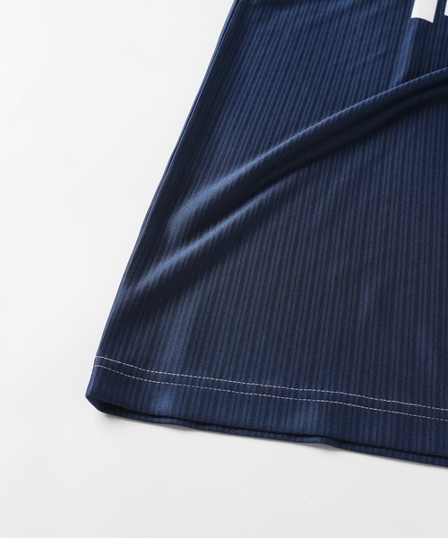 MSG(エムエスジー)の「オーバーサイズ襟配色ロゴプリントゲーム長袖Tシャツユニフォームシャツ【UNISEX】(Tシャツ/カットソー・メンズ・グレー/ブラック/ピンク/ホワイト/ブラック系/ネイビー・L/M/S/XL)」の16枚目の写真