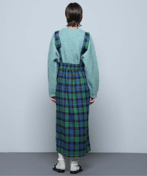 ROSE BUD(ローズバッド)の「マルチウェイチェックジャンパースカート(スカート・レディース・ブルー/ブラウン/グリーン・FREE)」の15枚目の写真
