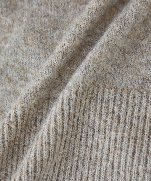 VIS(ビス)の「【2WAY】ミックスヤーンオフショルダーニット(ニット/セーター・レディース・チャコールグレー/ベージュ/キナリ・FREE)」の15枚目の写真