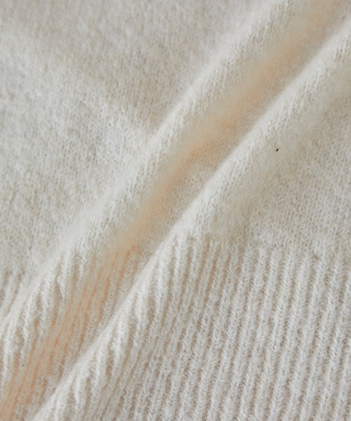 VIS(ビス)の「【2WAY】ミックスヤーンオフショルダーニット(ニット/セーター・レディース・チャコールグレー/ベージュ/キナリ・FREE)」の16枚目の写真