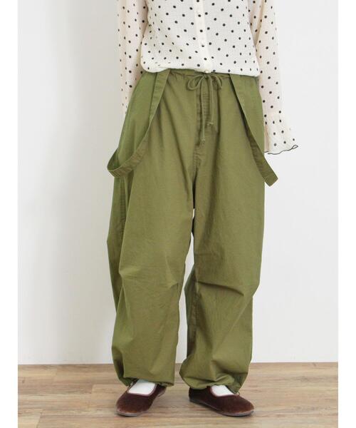 Samansa Mos2（サマンサ モスモス）の「◎サス付2WAYパラシュートパンツ（その他パンツ・レディース・ブラック/ベージュ/カーキ・F）」の4枚目の写真
