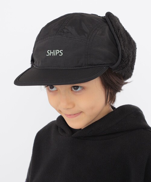 SHIPS（シップス）の「SHIPS KIDS:フライト キャップ（キャップ・キッズ・ブラック/ライトオリーブ・LARGE/MEDIUM）」の3枚目の写真
