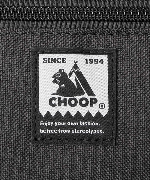CHOOP(シュープ)の「撥水 5ポケット ミニハンドトート ショルダーバッグ(ショルダーバッグ・レディース・ブラック/グレー・FREE)」の4枚目の写真