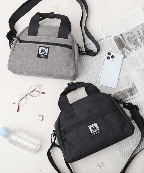 CHOOP(シュープ)の「撥水 5ポケット ミニハンドトート ショルダーバッグ(ショルダーバッグ・レディース・ブラック/グレー・FREE)」の21枚目の写真