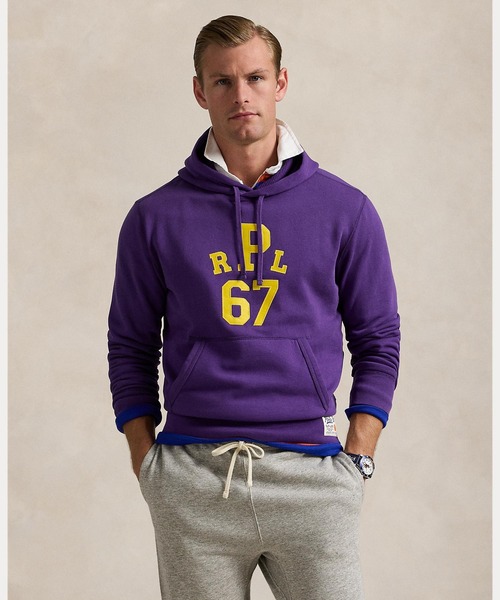 Polo Ralph Lauren パーカー S パープル swag ポロラルフローレン 長袖 スウェット ジップパーカー L（12-14