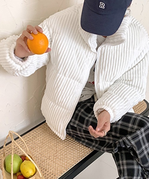 メゾンキツネ コーデュロイ 中綿 ブルゾン（メゾンキツネ コーデュロイ 