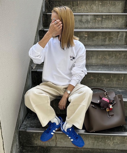 INTERPLAY（インタープレイ）の「【INTERPLAY x AYA】Cat patch SWEAT(UNISEX)（スウェット・レディース・ブラック/グレー/ホワイト・MEDIUM/X-LARGE）」の21枚目の写真