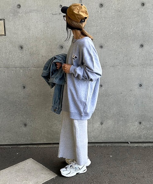 INTERPLAY（インタープレイ）の「【INTERPLAY x AYA】Cat patch SWEAT(UNISEX)（スウェット・レディース・ブラック/グレー/ホワイト・MEDIUM/X-LARGE）」の13枚目の写真