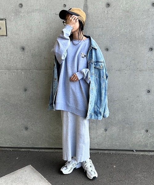 INTERPLAY（インタープレイ）の「【INTERPLAY x AYA】Cat patch SWEAT(UNISEX)（スウェット・レディース・ブラック/グレー/ホワイト・MEDIUM/X-LARGE）」の14枚目の写真