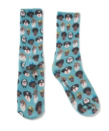 gym master（ジムマスター）の「gym master/ジムマスター　ハッピーペイントクルーソックス（ソックス/靴下・レディース）」