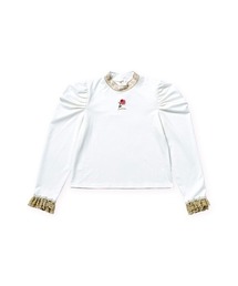 mellfy memory Mary rose ハイネックカットソー ホワイト mellfy memory Mary rose ハイネックカットソー ホワイト
