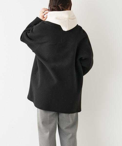 MICA & DEAL ブラックアウター MICA&DEAL（マイカ＆ディール）の「ショールカラーコート（その他