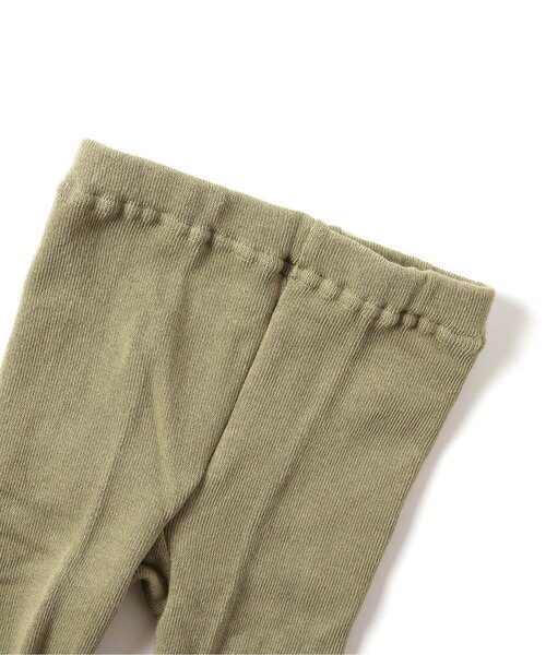 BREEZE(ブリーズ)の「ケーブル編みタイツ(タイツ/ストッキング・キッズ・チャコール/ローズ/アイボリー/カーキ・80/100/120/140)」の11枚目の写真