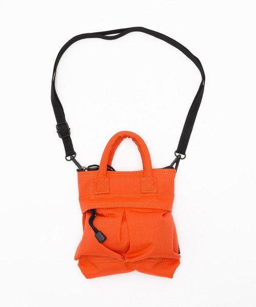 SML（エスエムエル）の「MINI HELMETBAG / ミニ ヘルメットバッグ（ショルダーバッグ・メンズ・ブラック/カーキ/ネイビー/パープル/オレンジ・FREE）」の5枚目の写真