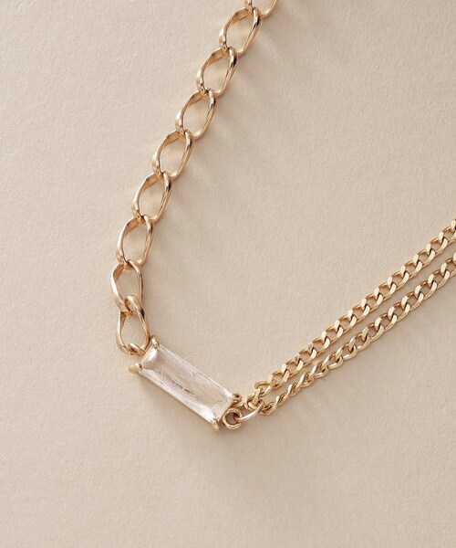 アクセサリー KK ネックレス K10イエローゴールド ダイヤモンド合計0.15ct(4月