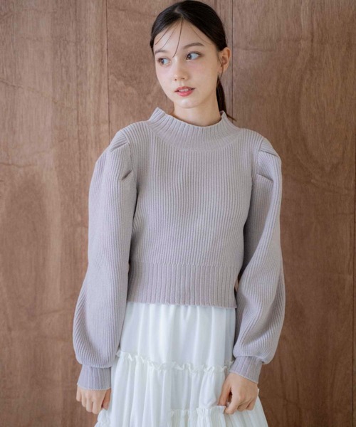 NOELA（ノエラ）の「もこもこモールニット（ニット/セーター・レディース・ベージュ/ブラック/ブルー・フリー）」の10枚目の写真