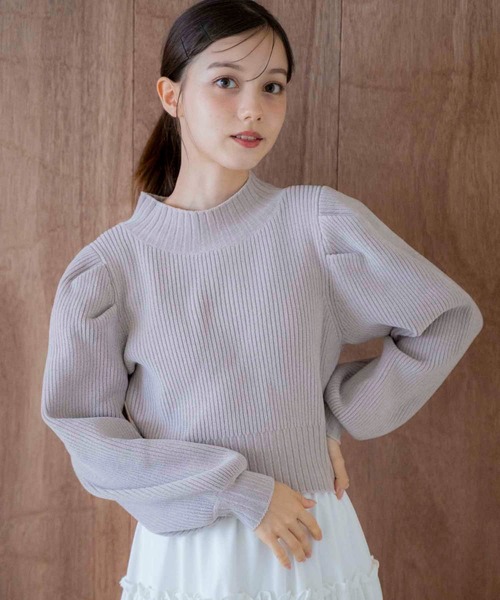 NOELA（ノエラ）の「もこもこモールニット（ニット/セーター・レディース・ベージュ/ブラック/ブルー・フリー）」の13枚目の写真