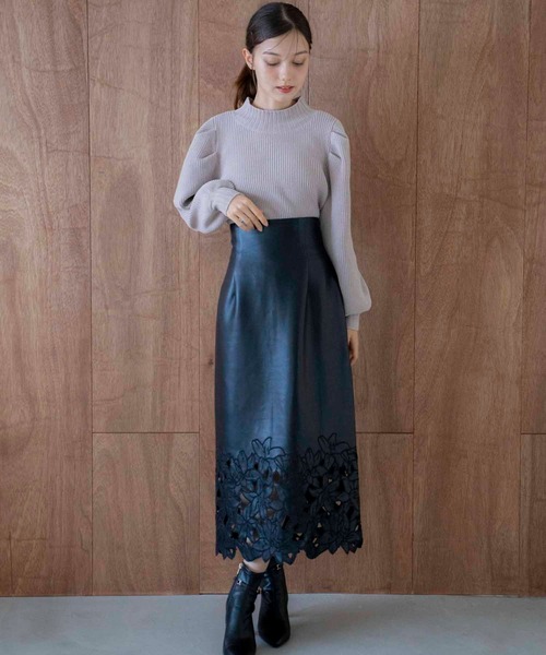 NOELA（ノエラ）の「もこもこモールニット（ニット/セーター・レディース・ベージュ/ブラック/ブルー・フリー）」の16枚目の写真