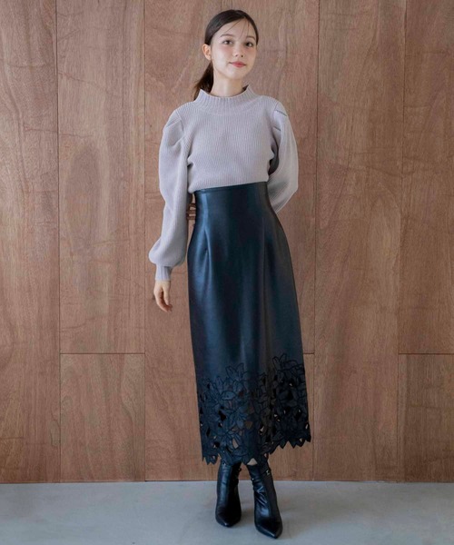 NOELA（ノエラ）の「もこもこモールニット（ニット/セーター・レディース・ベージュ/ブラック/ブルー・フリー）」の17枚目の写真