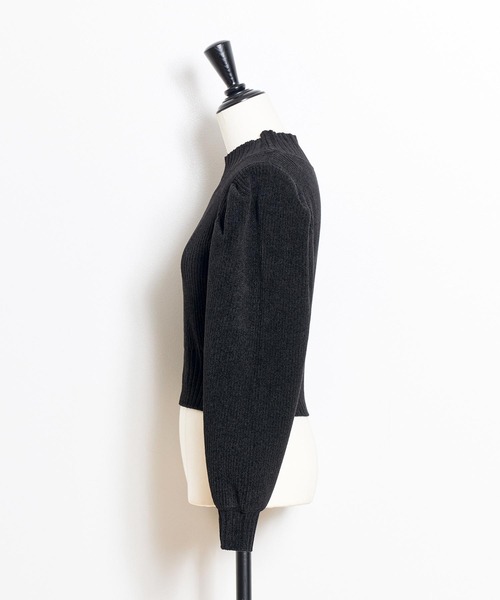 NOELA（ノエラ）の「もこもこモールニット（ニット/セーター・レディース・ベージュ/ブラック/ブルー・フリー）」の19枚目の写真