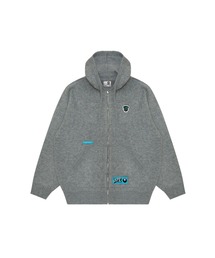 AAPE MAIN ZIP UP KNIT HOODIE