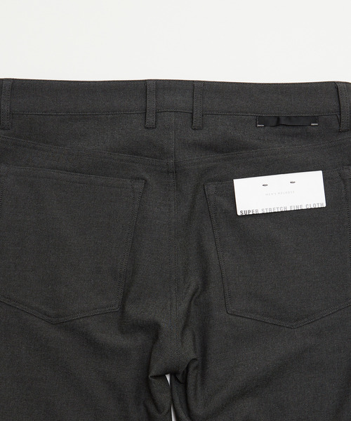 MEN'S MELROSE（メンズメルローズ）の「ソフトサーモシャンブレースリムテーパード5ポケットパンツ（その他パンツ・メンズ・ネイビー/ベージュ/ブラック・2/3/5/4）」の10枚目の写真