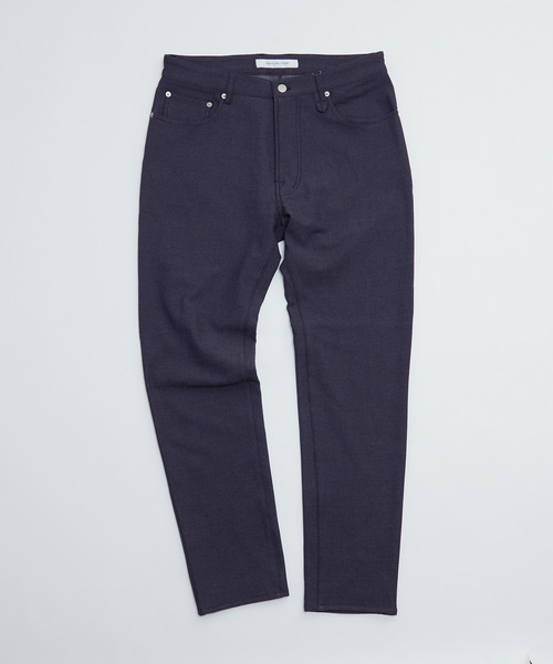 MEN'S MELROSE（メンズメルローズ）の「ソフトサーモシャンブレースリムテーパード5ポケットパンツ（その他パンツ・メンズ・ネイビー/ベージュ/ブラック・2/3/5/4）」の13枚目の写真