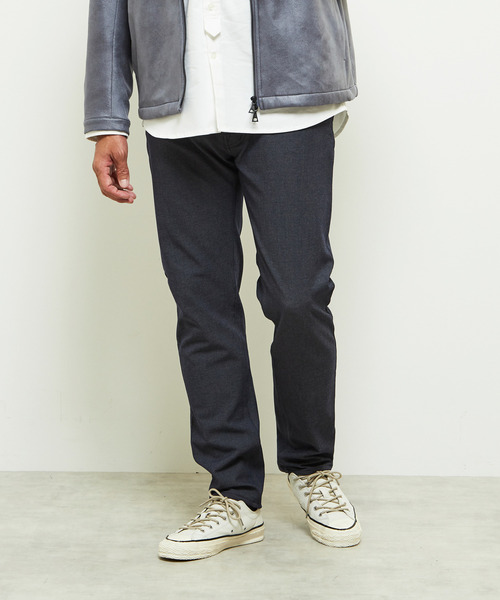 MEN'S MELROSE（メンズメルローズ）の「ソフトサーモシャンブレースリムテーパード5ポケットパンツ（その他パンツ・メンズ・ネイビー/ベージュ/ブラック・2/3/5/4）」の22枚目の写真