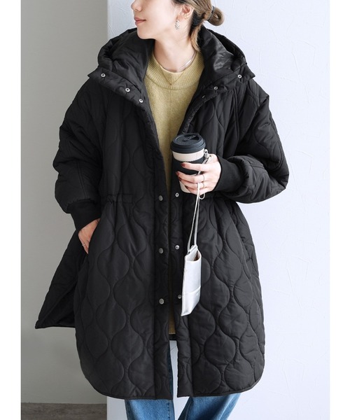 セール】キルトフード付コート（その他アウター）｜reca（レカ）の