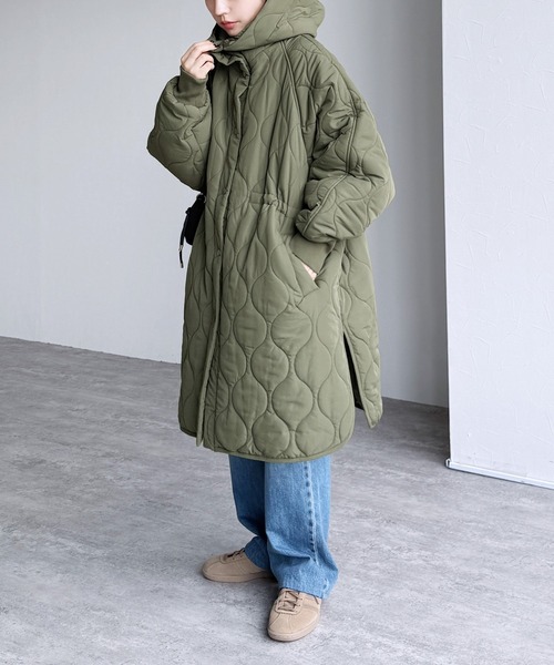 キルトフード付コート（その他アウター）｜reca（レカ）のファッション