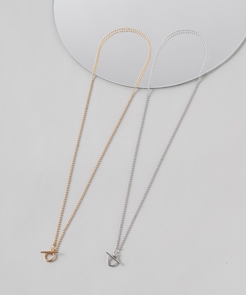 ciite'(シーテ)の「マンテル ボールチェーンネックレス(ネックレス・レディース・シルバー/ゴールド・FREE)」の2枚目の写真