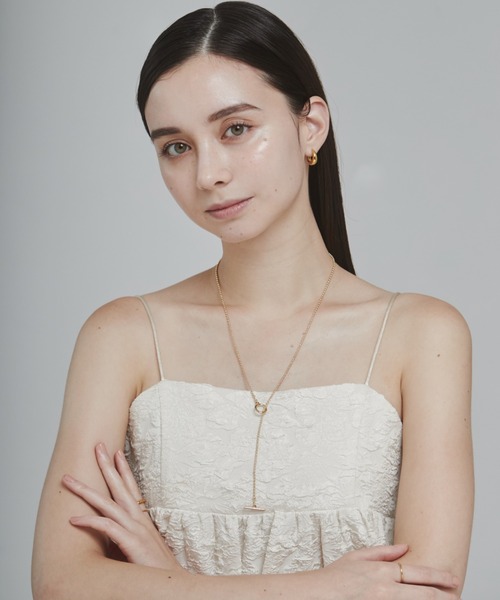 ciite'(シーテ)の「マンテル ボールチェーンネックレス(ネックレス・レディース・シルバー/ゴールド・FREE)」の1枚目の写真