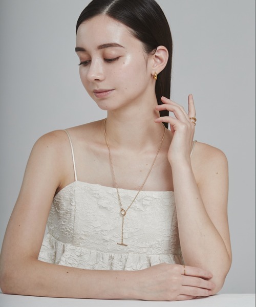 ciite'(シーテ)の「マンテル ボールチェーンネックレス(ネックレス・レディース・シルバー/ゴールド・FREE)」の4枚目の写真