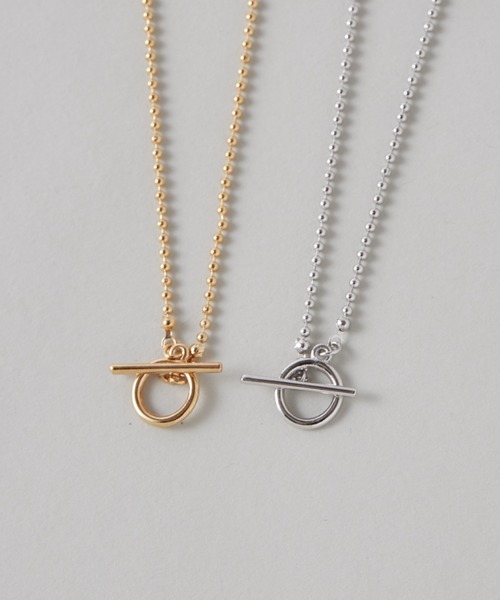 ciite'(シーテ)の「マンテル ボールチェーンネックレス(ネックレス・レディース・シルバー/ゴールド・FREE)」の3枚目の写真
