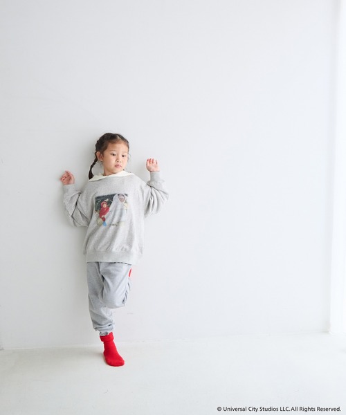 LOWRYS FARM(ローリーズファーム)の「E.T.ウラケLS 211795(スウェット・キッズ・グレー/ブラック・110cm/120cm/130cm/140cm/150cm)」の12枚目の写真