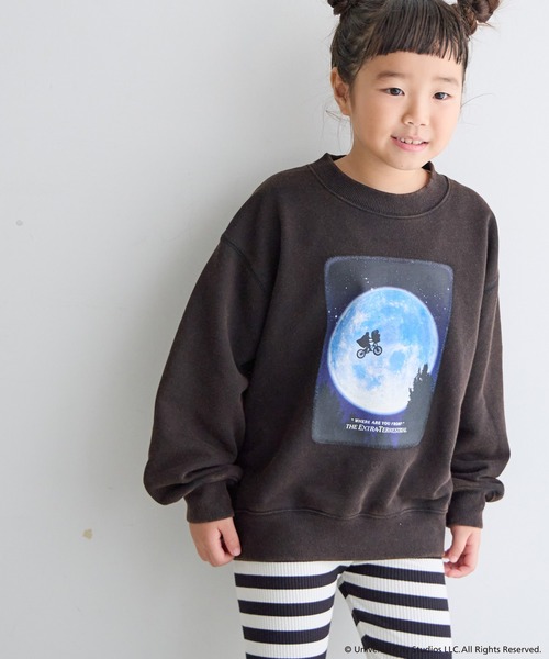 LOWRYS FARM(ローリーズファーム)の「E.T.ウラケLS 211795(スウェット・キッズ・グレー/ブラック・110cm/120cm/130cm/140cm/150cm)」の9枚目の写真