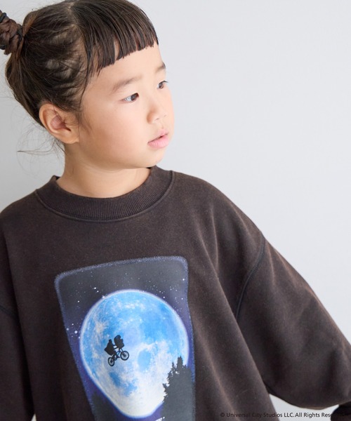 LOWRYS FARM(ローリーズファーム)の「E.T.ウラケLS 211795(スウェット・キッズ・グレー/ブラック・110cm/120cm/130cm/140cm/150cm)」の10枚目の写真