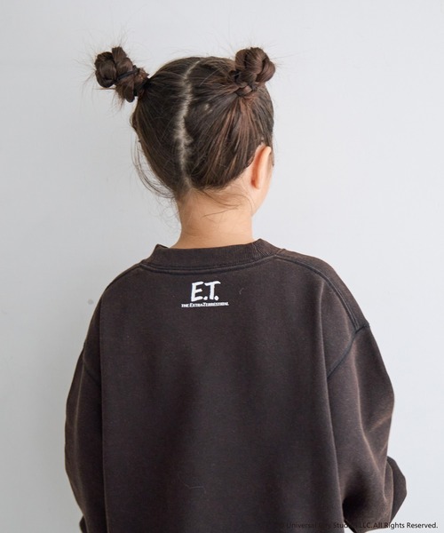 LOWRYS FARM(ローリーズファーム)の「E.T.ウラケLS 211795(スウェット・キッズ・グレー/ブラック・110cm/120cm/130cm/140cm/150cm)」の11枚目の写真