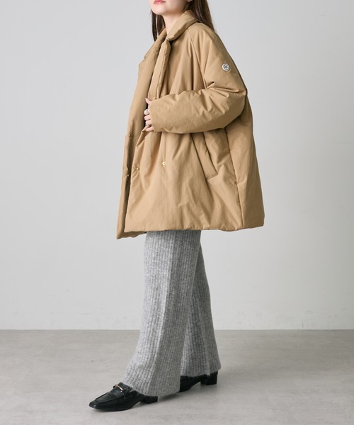 PUAL CE CIN（ピュアルセシン）の「ワイドリブニットフレアパンツ（その他パンツ・レディース・チャコールグレー/グレー・FREE）」の18枚目の写真