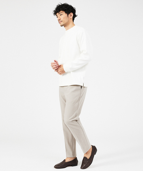 ABAHOUSE GRAY(アバハウスグレイ)の「【ふわふわ・もちもち】裏シャギー モックネック プルオーバー(スウェット・メンズ・ネイビー/ブラック/チャコールグレー/ホワイト/グレイッシュベージュ・46/48)」の16枚目の写真