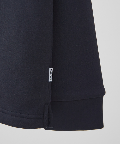 ABAHOUSE GRAY(アバハウスグレイ)の「【ふわふわ・もちもち】裏シャギー モックネック プルオーバー(スウェット・メンズ・ネイビー/ブラック/チャコールグレー/ホワイト/グレイッシュベージュ・46/48)」の13枚目の写真