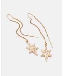 ALLSAINTS（オールセインツ）の「TIANA STAR DROP EARRINGS | TIANA スター ドロップ イヤリング・ピアス（ピアス（両耳用））」