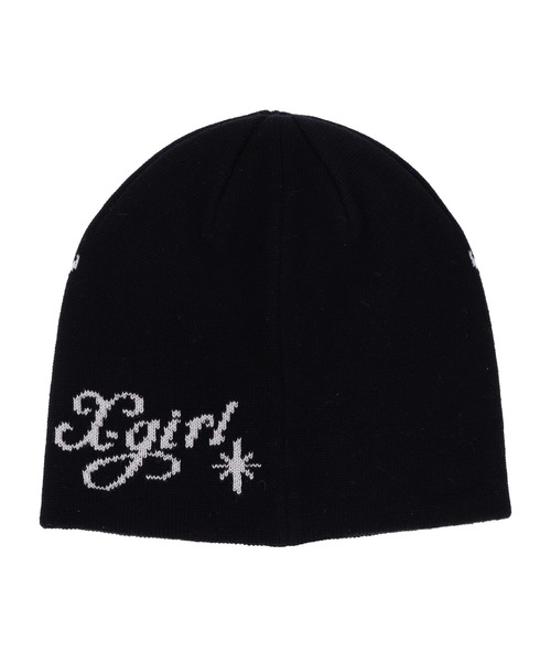 ニットキャップ・ビーニー NOMANUAL GRAPHIC JACQUARD BEANIE BLACK NM65HG04M1BK A'GEM/9 × .kom 『NOMUNUAL/ノーマニュアル』 GRAPHIC JACQUARD