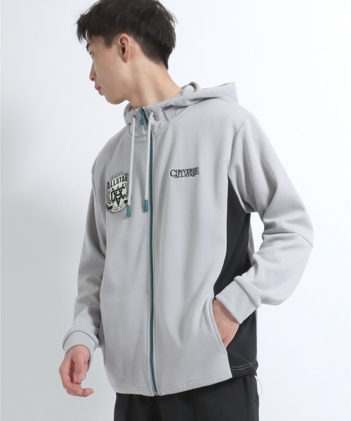 【セール】CONVERSE（コンバース）サッカーチーム風ユニフォームプリント スウェットジップアップパーカー メンズ レディース ユニセックス（パーカー）｜CONVERSE（コンバース）