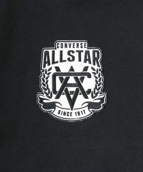 CONVERSE(コンバース)の「CONVERSE(コンバース)サッカーチーム風ユニフォームプリント スウェットジップアップパーカー メンズ レディース ユニセックス(パーカー・メンズ・ブラック/ライトグレー・LL/L/M)」の8枚目の写真