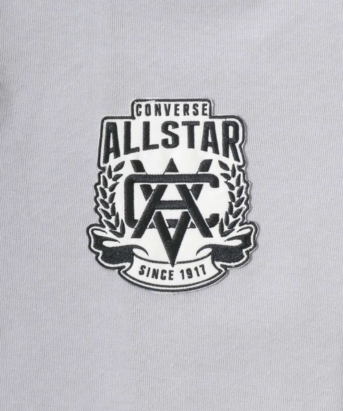 CONVERSE(コンバース)の「CONVERSE(コンバース)サッカーチーム風ユニフォームプリント スウェットジップアップパーカー メンズ レディース ユニセックス(パーカー・メンズ・ブラック/ライトグレー・LL/L/M)」の5枚目の写真