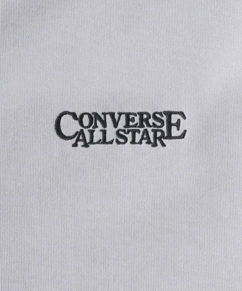 CONVERSE(コンバース)の「CONVERSE(コンバース)サッカーチーム風ユニフォームプリント スウェットジップアップパーカー メンズ レディース ユニセックス(パーカー・メンズ・ブラック/ライトグレー・LL/L/M)」の6枚目の写真